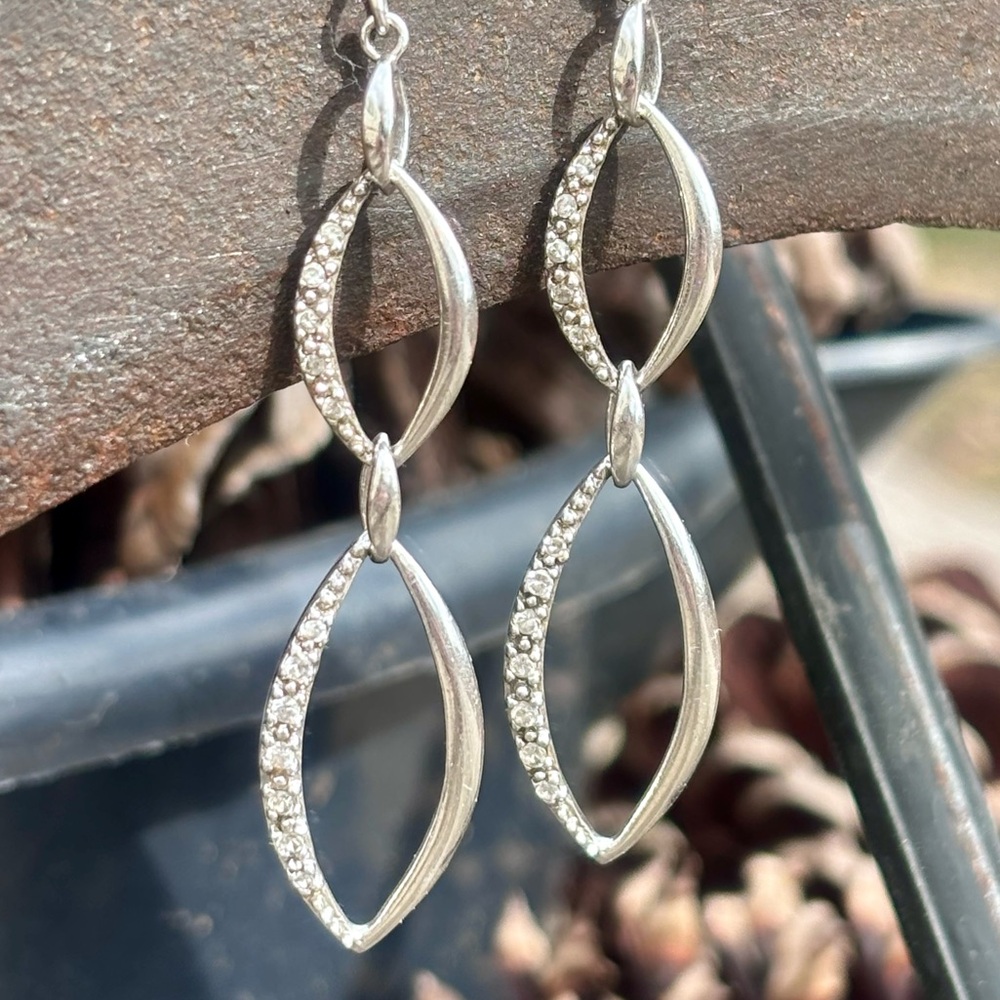 Lovely Sterling Silver Infinity Earrings!